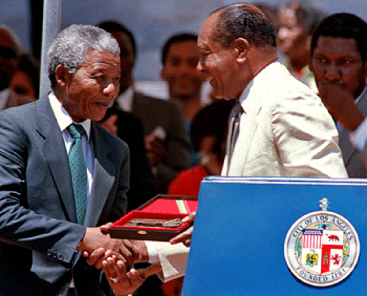 African Americans Honored Nelson Mandela 