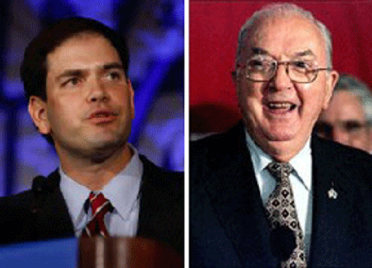 Marco Rubio and Jesse Helms