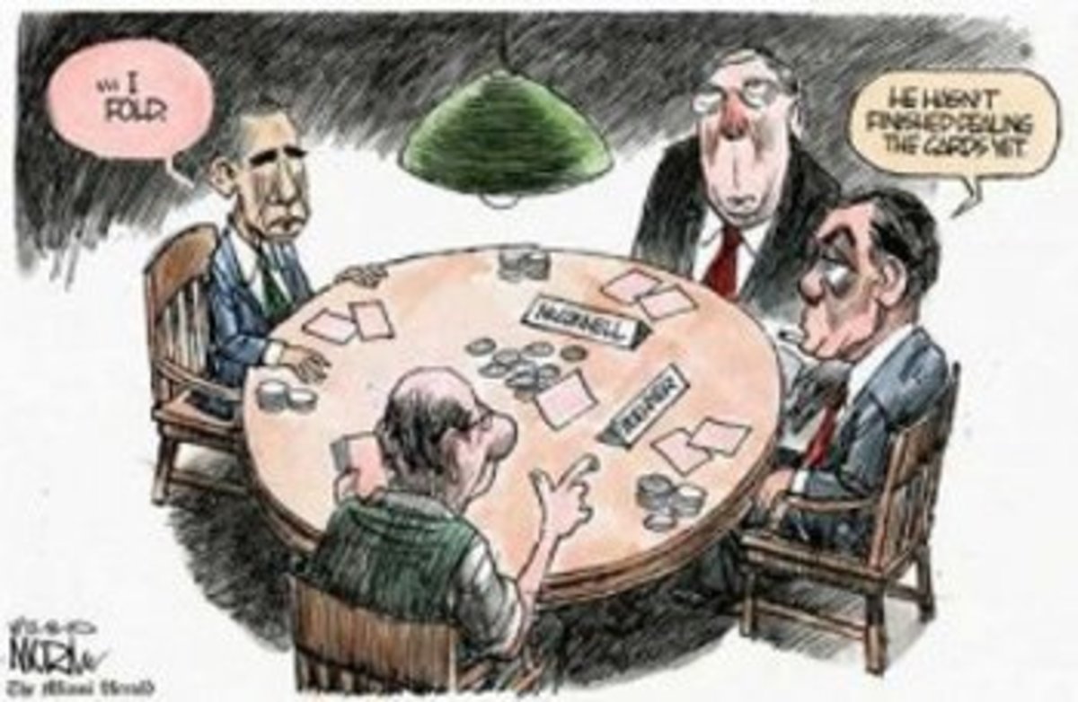 obama playing poker