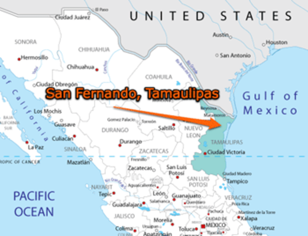 San Fernando Mexico Map San Fernando Massacre - La Progressive
