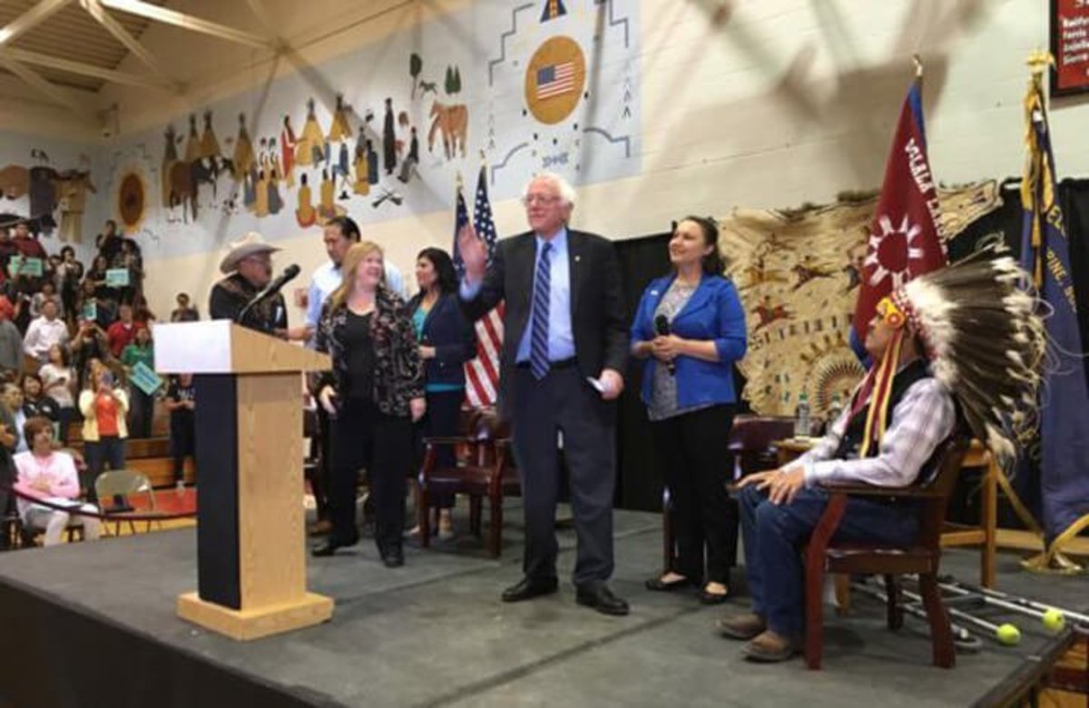 Lakota Leaders Back Bernie