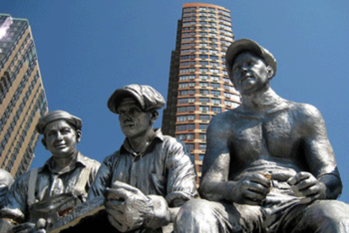 workers statue