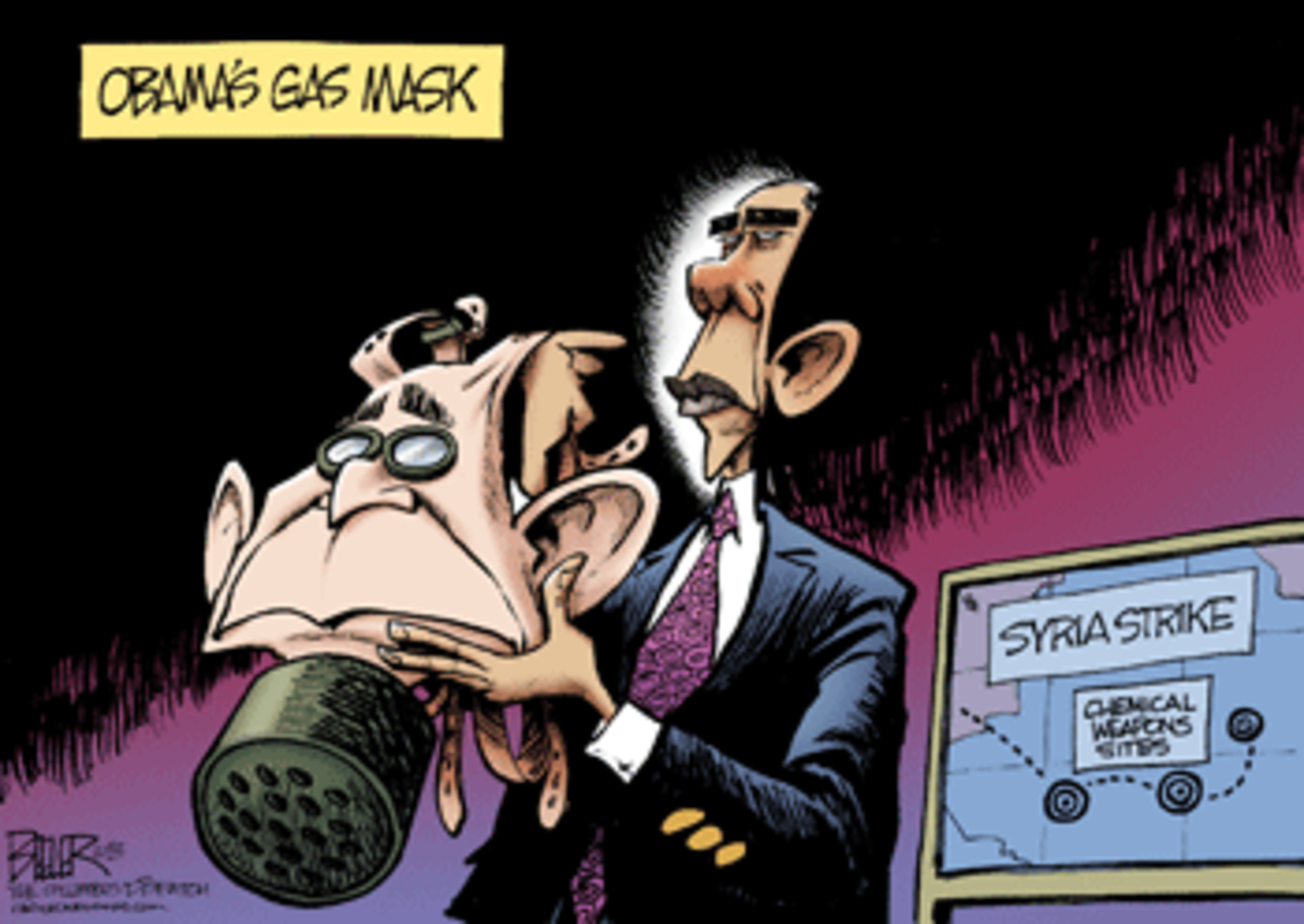 obama gas mask