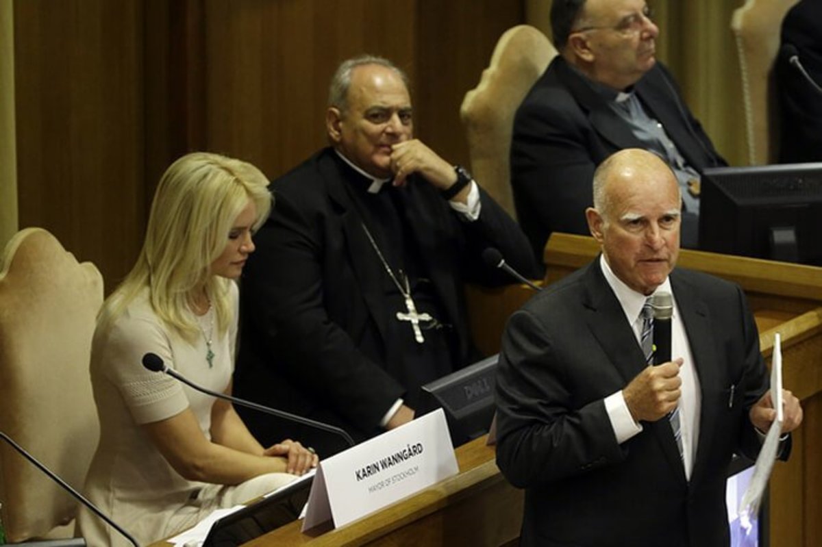 Jerry Brown Vatican