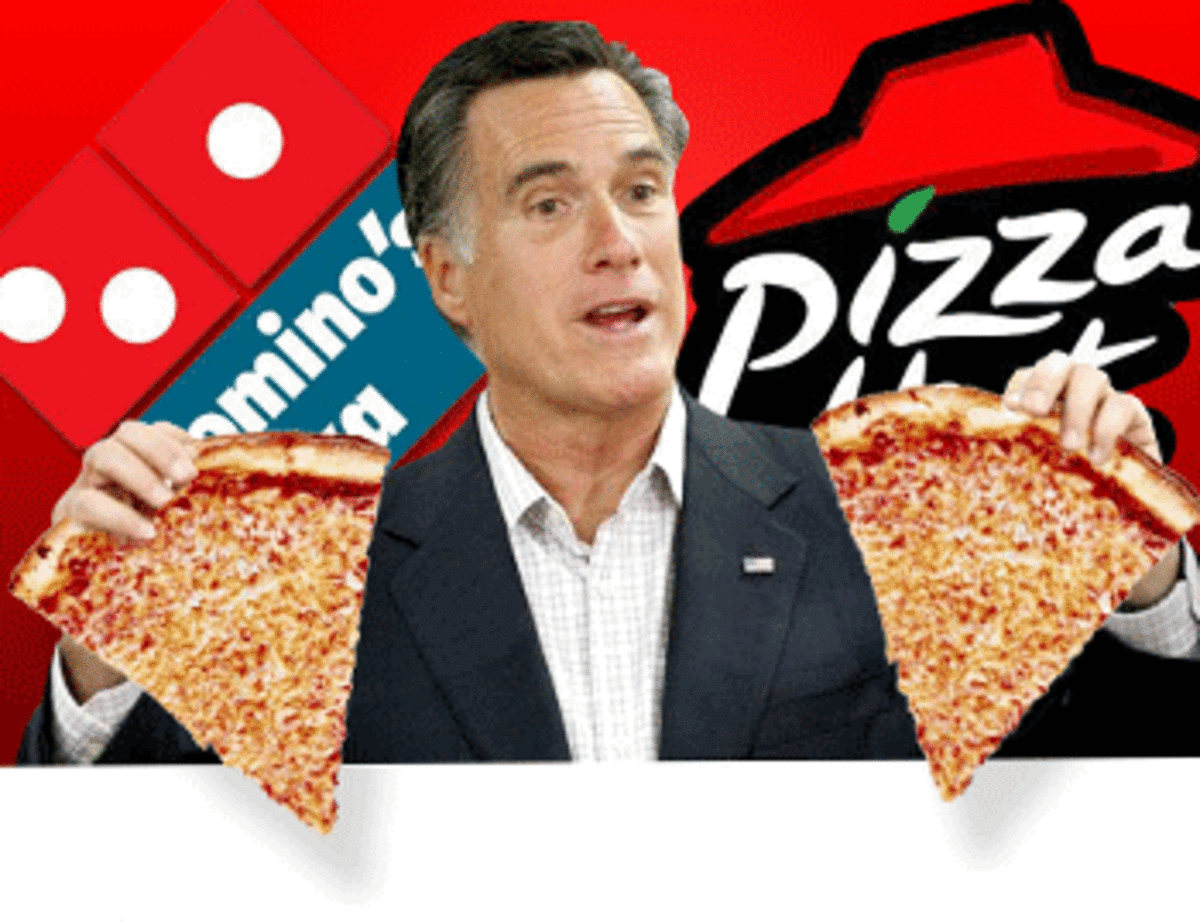 romney domino pizza