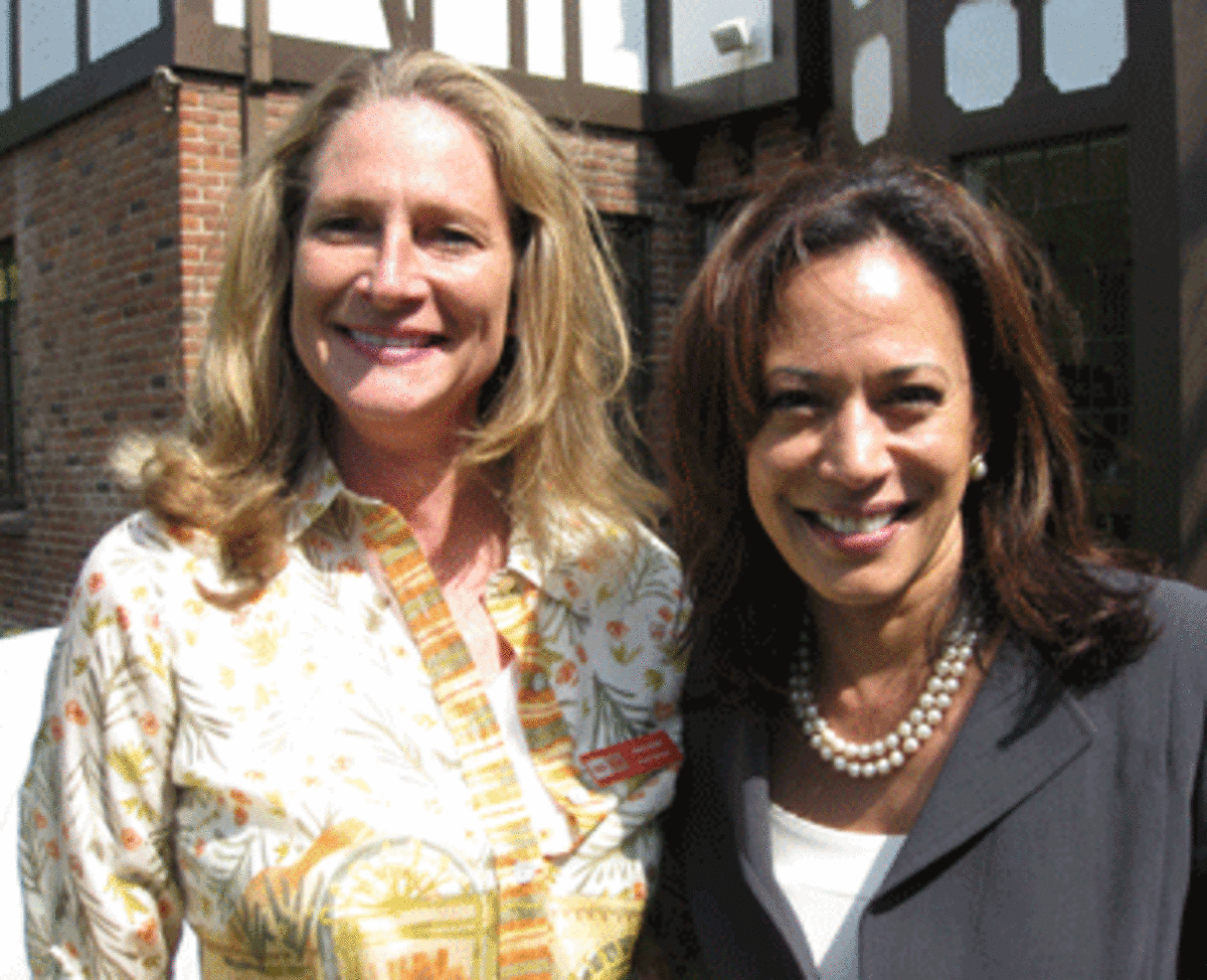 Betsy Butler with California Attorney General Kamala Harris