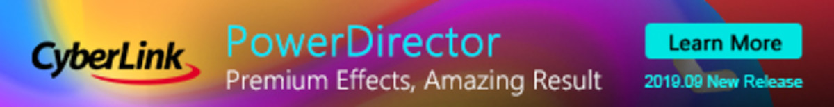 PowerDirector 7 - supports Blu-Ray & AVCHD