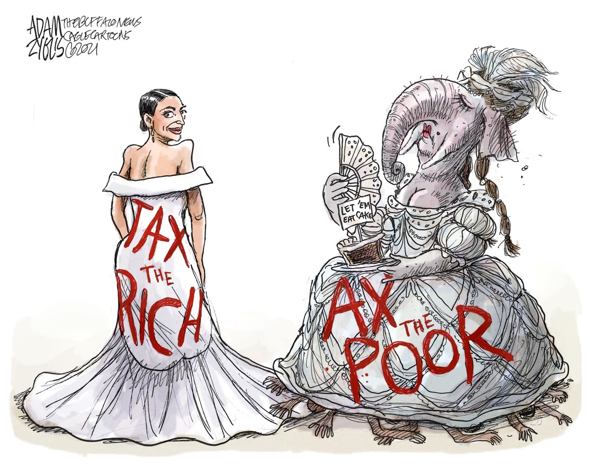 Ocasio-Cortez and Her "Tax the Rich" Dress Sparks Talk - LA Progressive