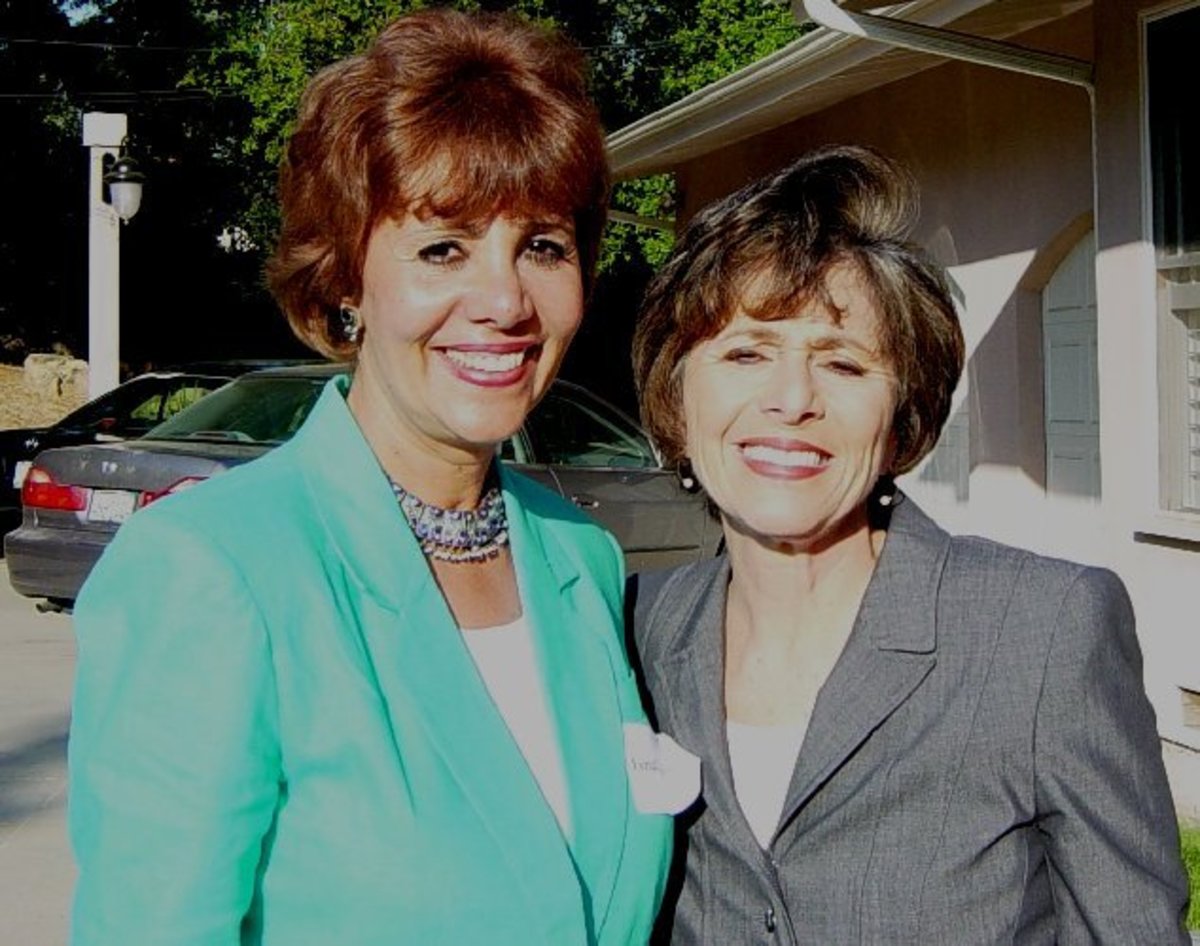 Ferial Masry and Barbara Boxer