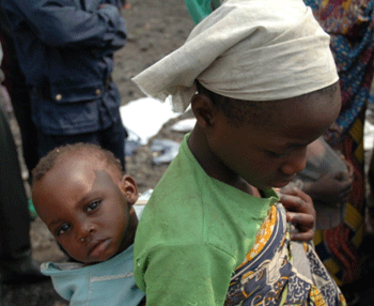 Image: IDP camp near Goma, DRC © 2009 Nienaber
