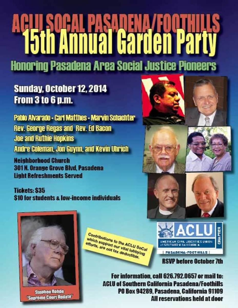 ACLU 2014 Garden Party