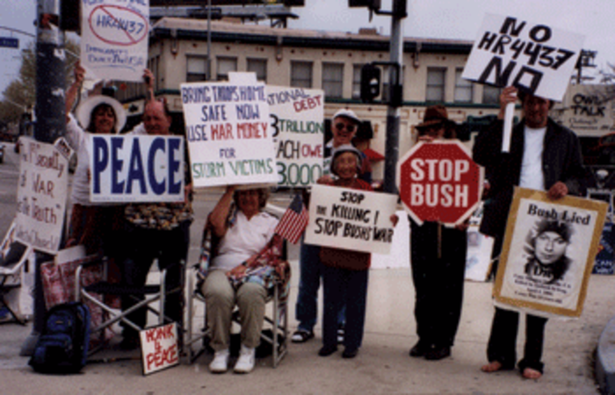 anti-war protests
