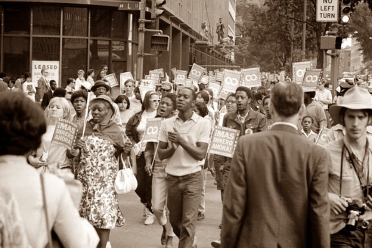  Poor People's Campaign March, Lafayette Square, Washington D.C. 1968