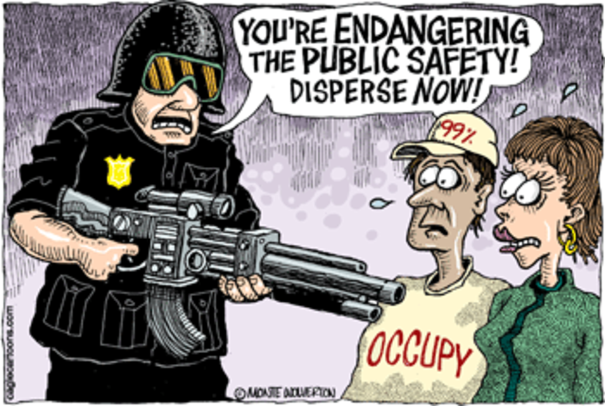 occupy violence