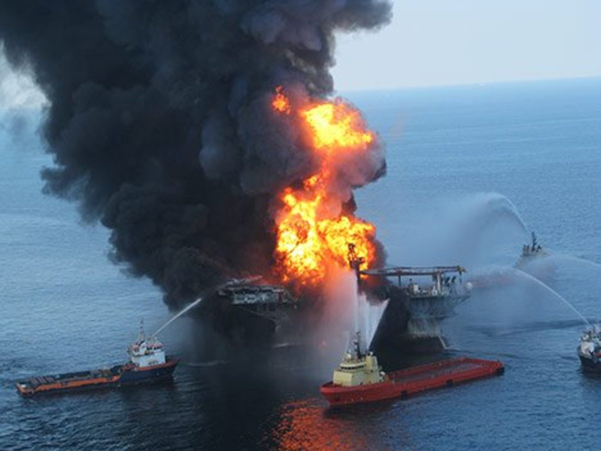 oil well explosion