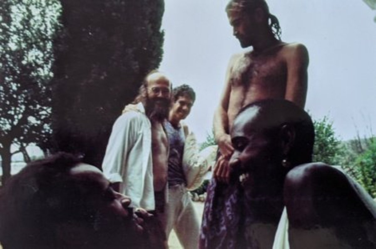 (Don Kilhefner with Eric Lichtman at the First Gathering in 1979)