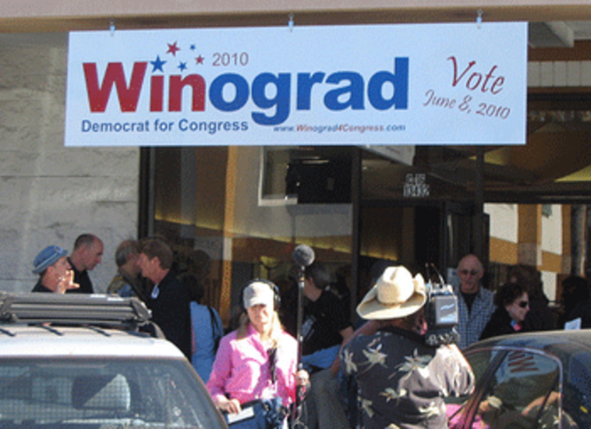 Winograd For Congress Headquarters (Photo by Linda Milazzo)