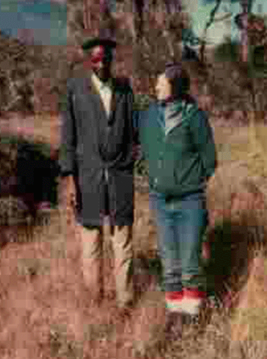 Dian Fossey and Tutsi Cattle Herder (McMaster Collection)