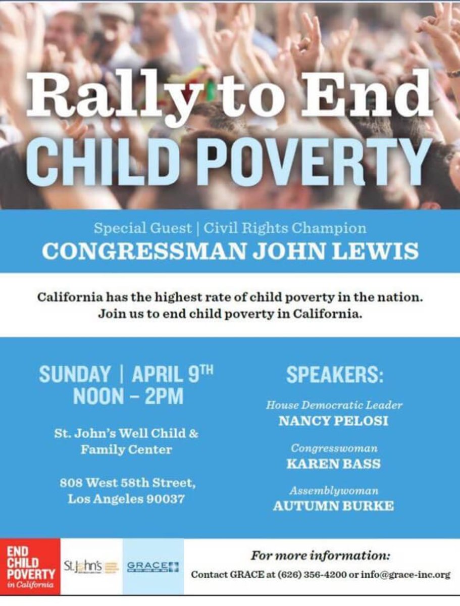 Rally To End Child Poverty Sunday April 9th La Progressive Rally To End Child Poverty Sunday April 9th La Progressive