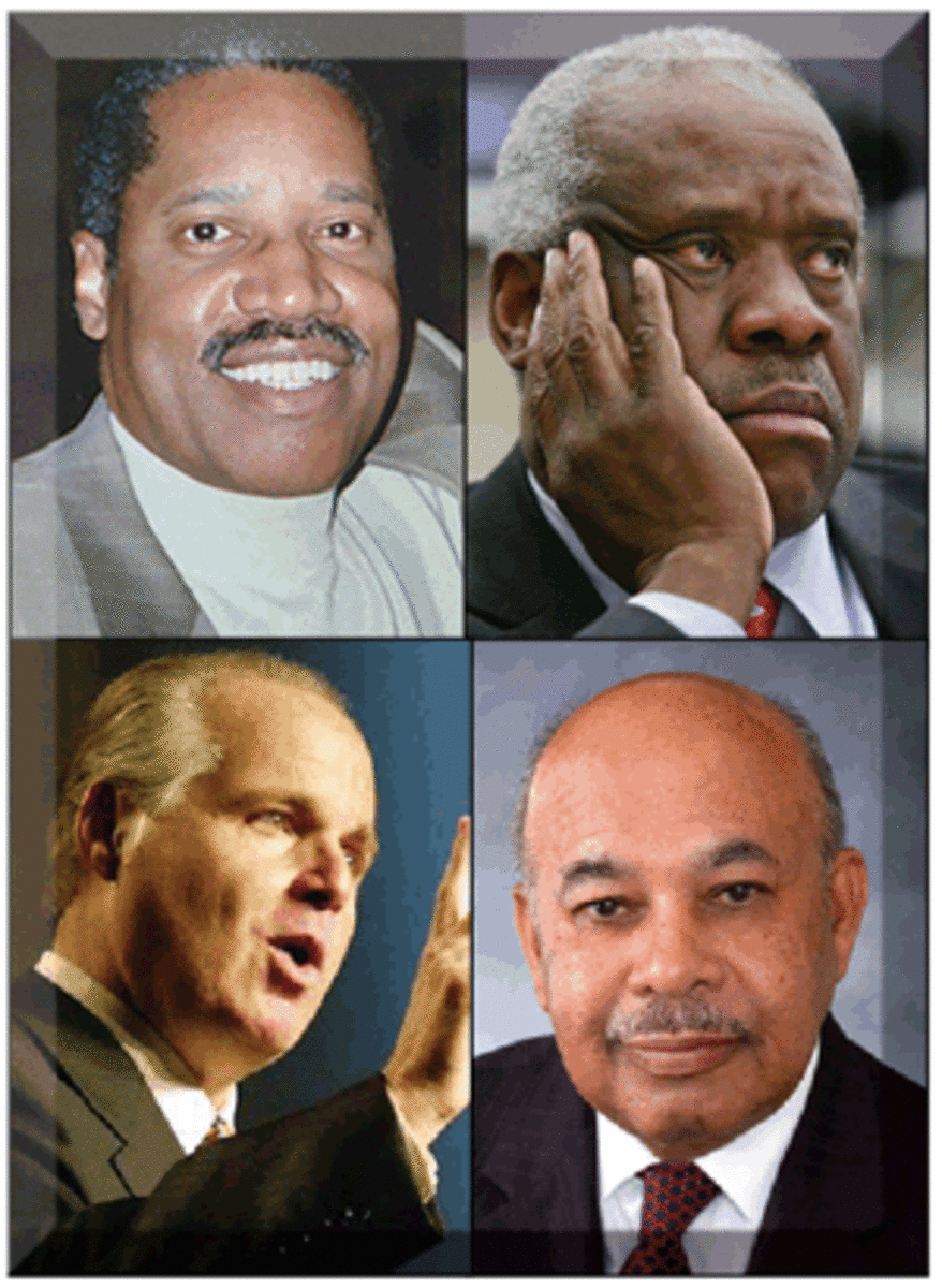 rush limbaugh, clarence thomas, larry elders, ward connely