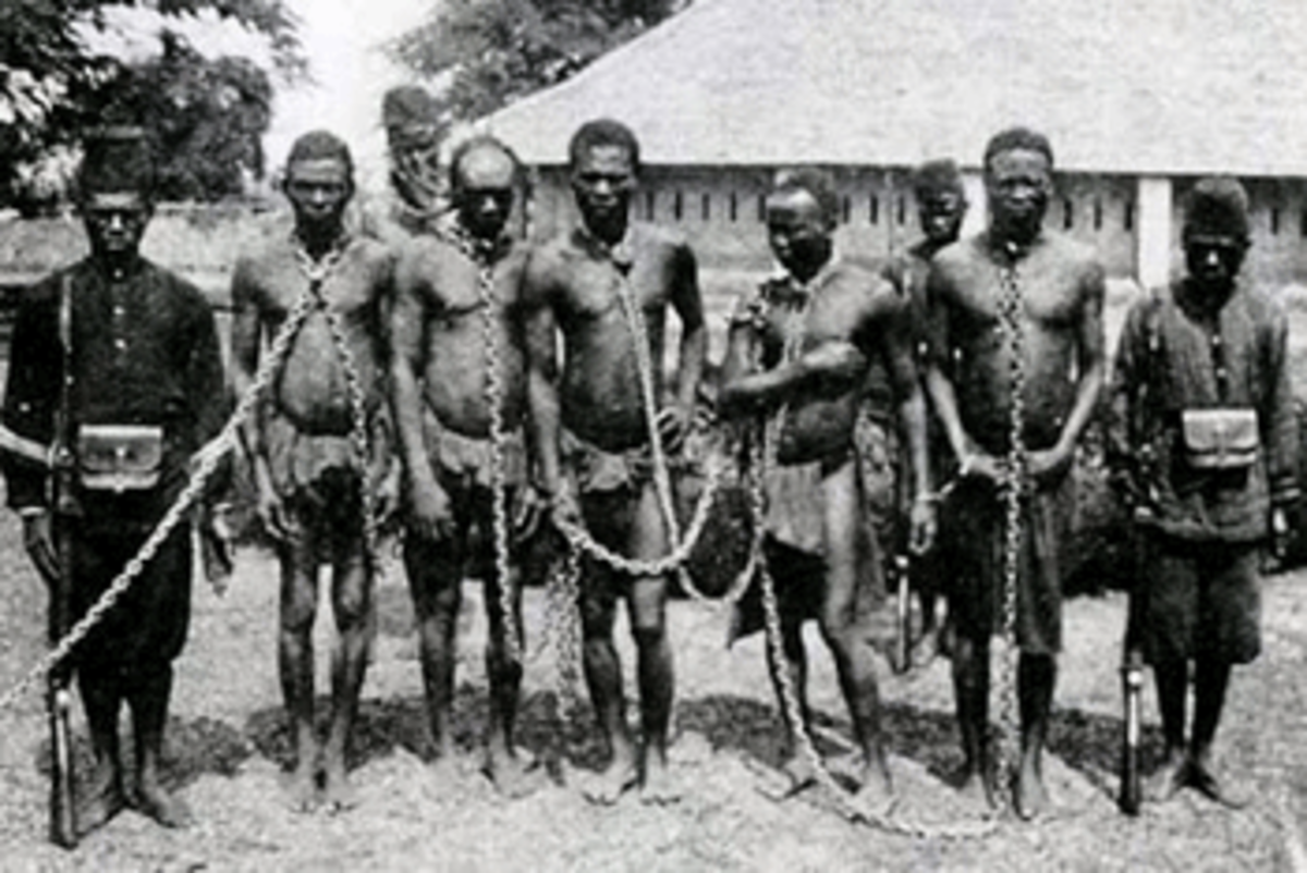 congo rubber slaves