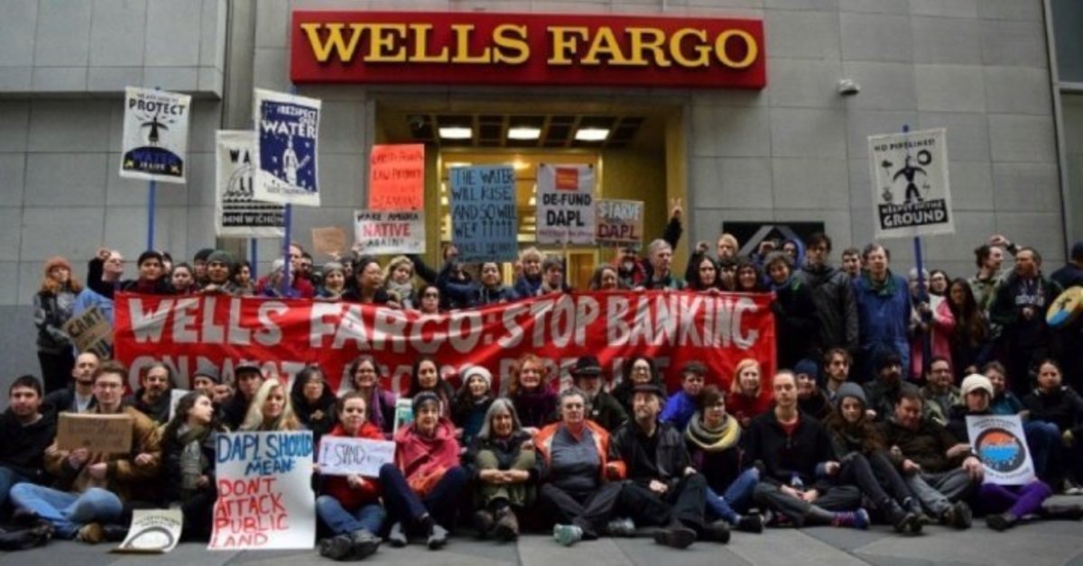 Activists in Seattle push the City to divest from Wells Fargo bank