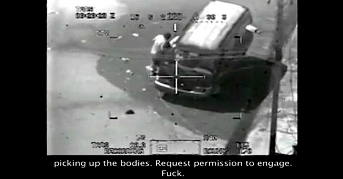 Screenshot from ‘Collateral Murder’ video released by WikiLeaks.