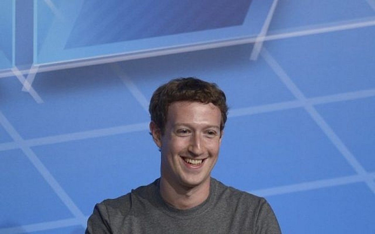 Mark Zuckerberg at the Mobile World Congress, in Barcelona, Spain, on February 24, 2014 (photo credit: AP/Manu Fernandez)