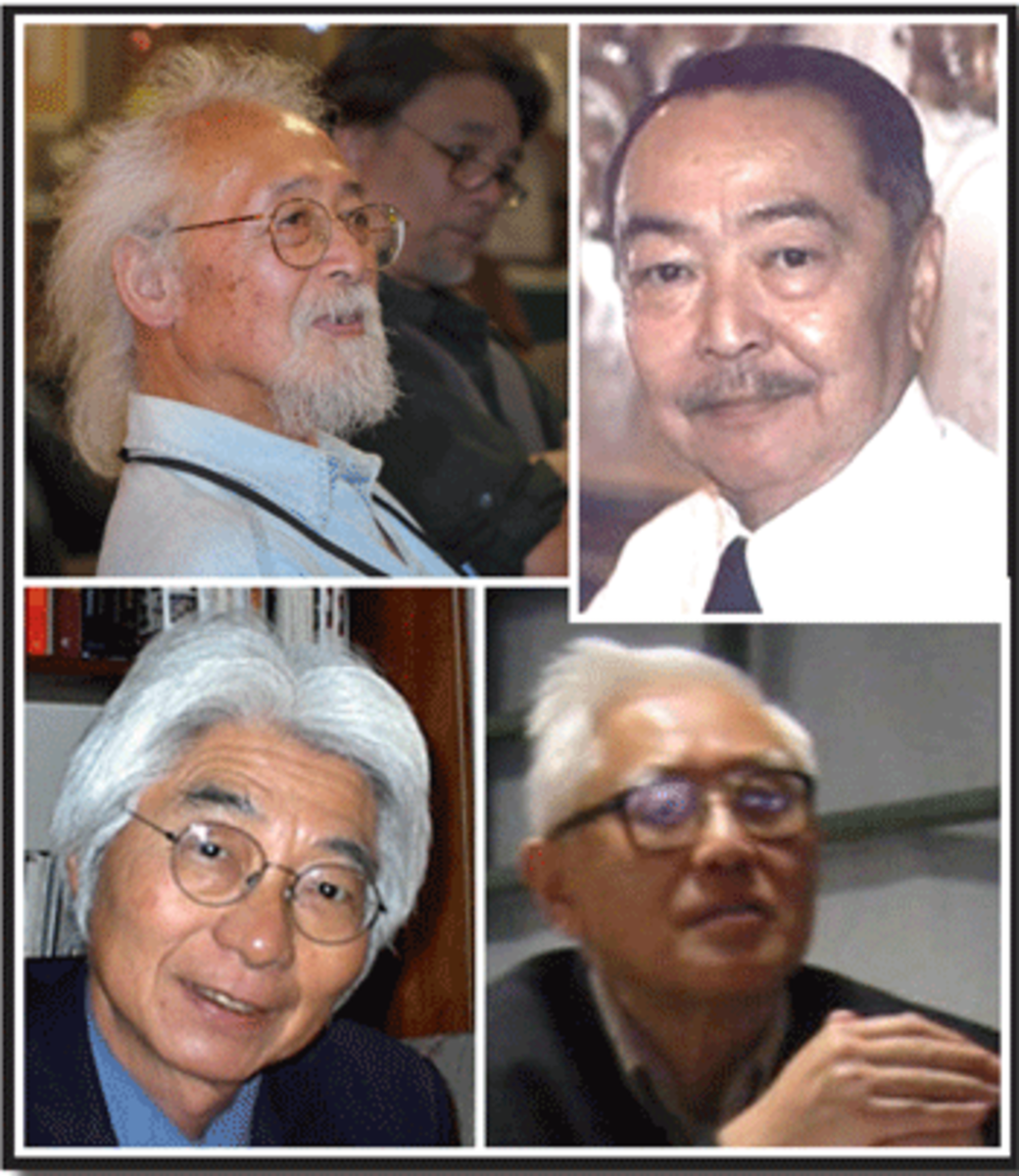 Clockwise from top left: Al Robles, Richard Aoki, Mark Him Lai, Ron Takaki