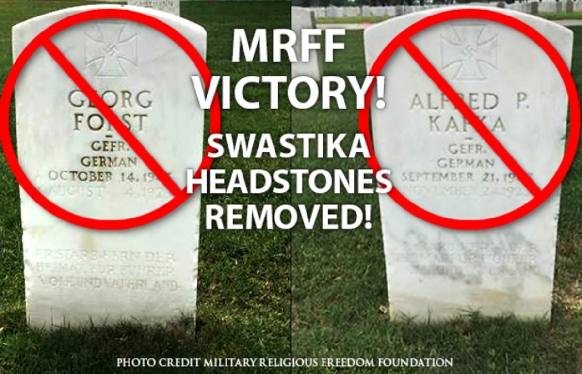 Nazi Headstones Removed
