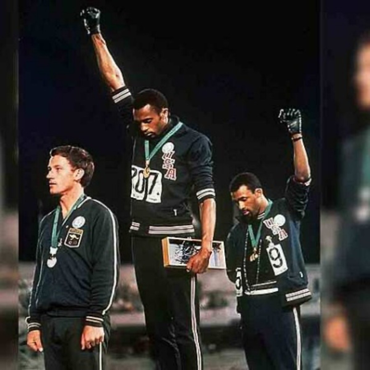 Peter Norman, Tommie Smith and John Carlos