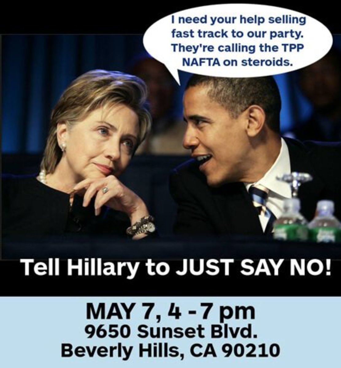 Tell Hillary to Oppose TPP