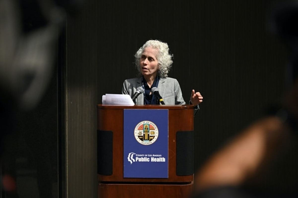 Los Angeles County Public Health director Barbara Ferrer. (Photo: Robyn Beck/AFP via Getty Images)
