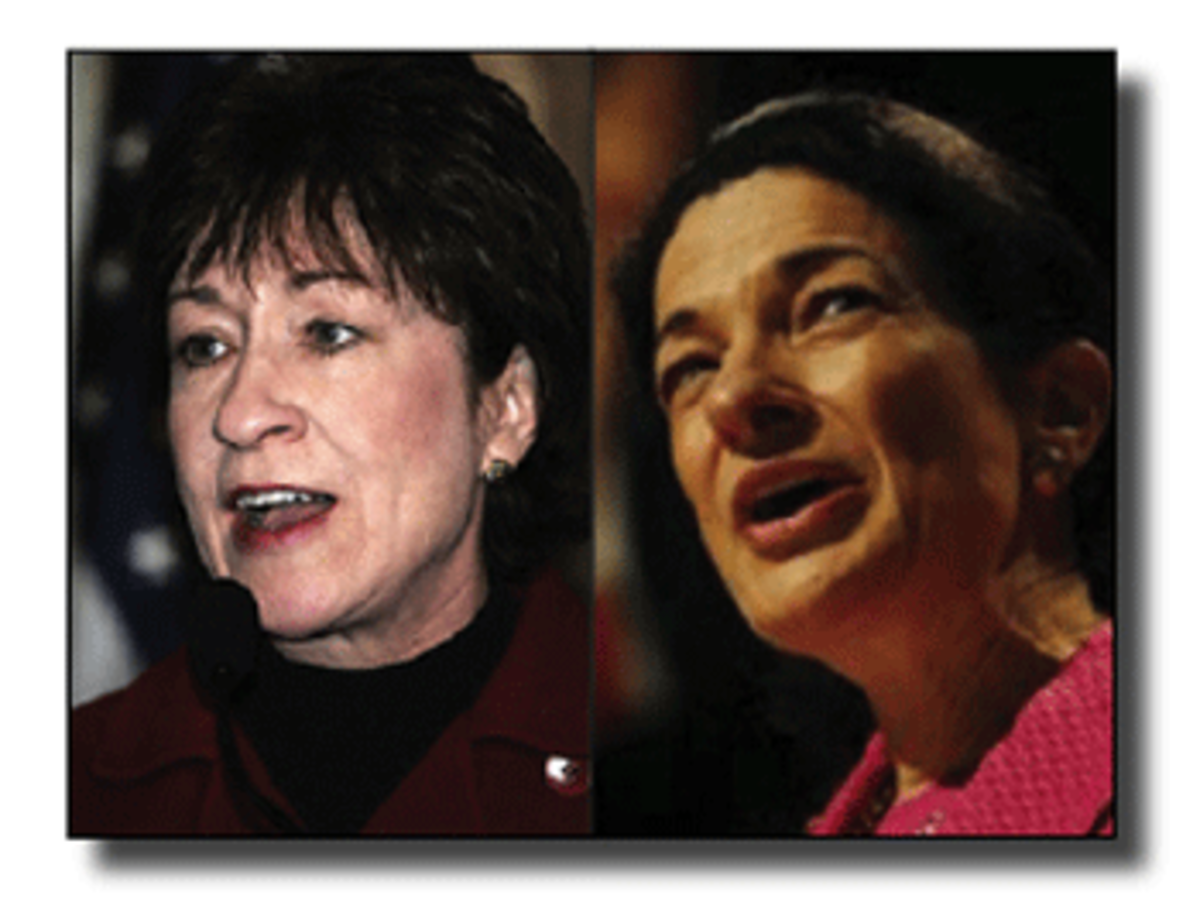 Maine Republican Senators Susan Collins and Olympia Snowe