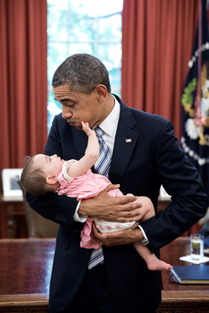 obama with child