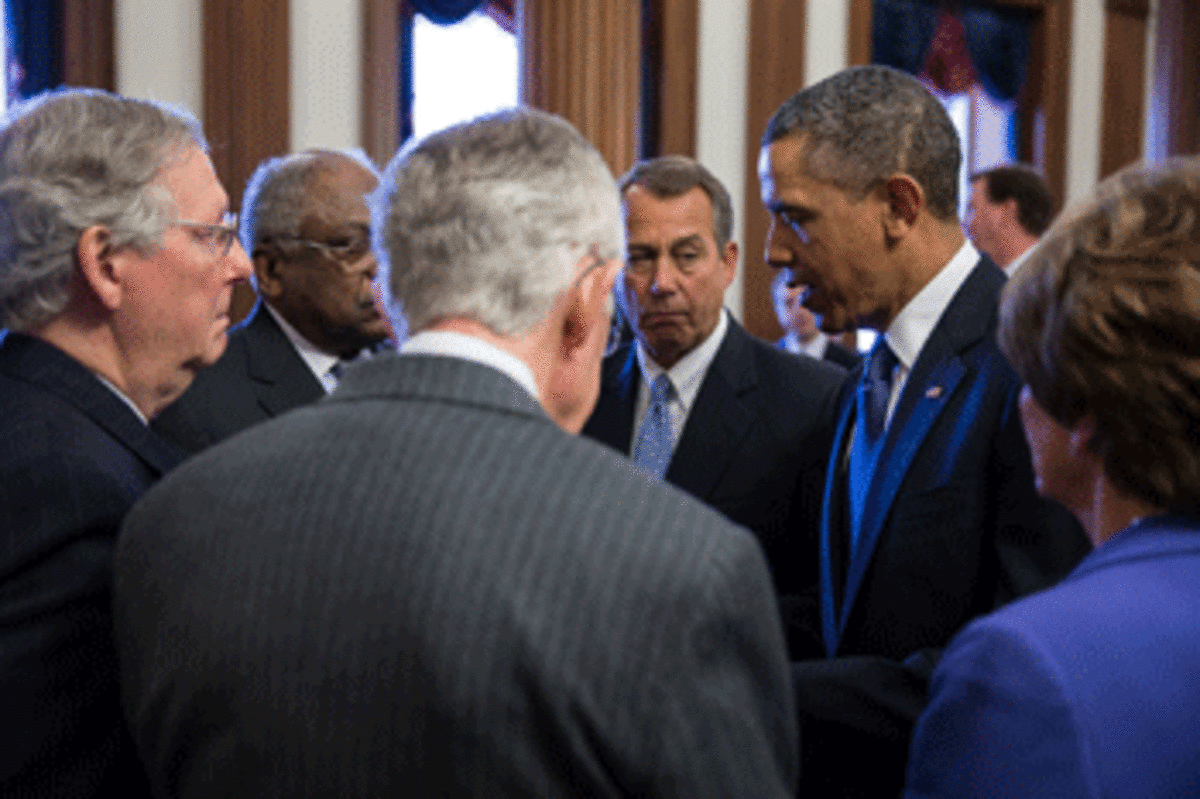 obama meets  congressional leaders