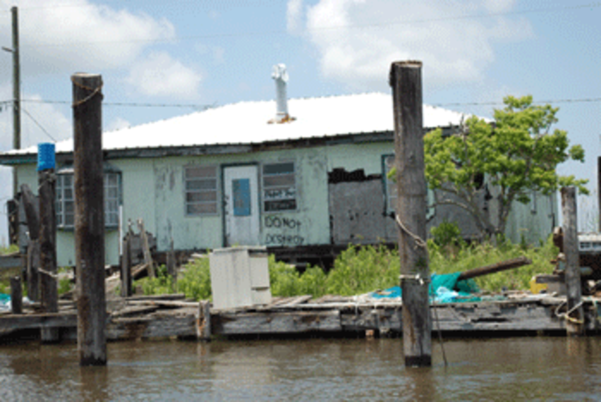 Katrina Damage In Grand Bayou Village (2010)