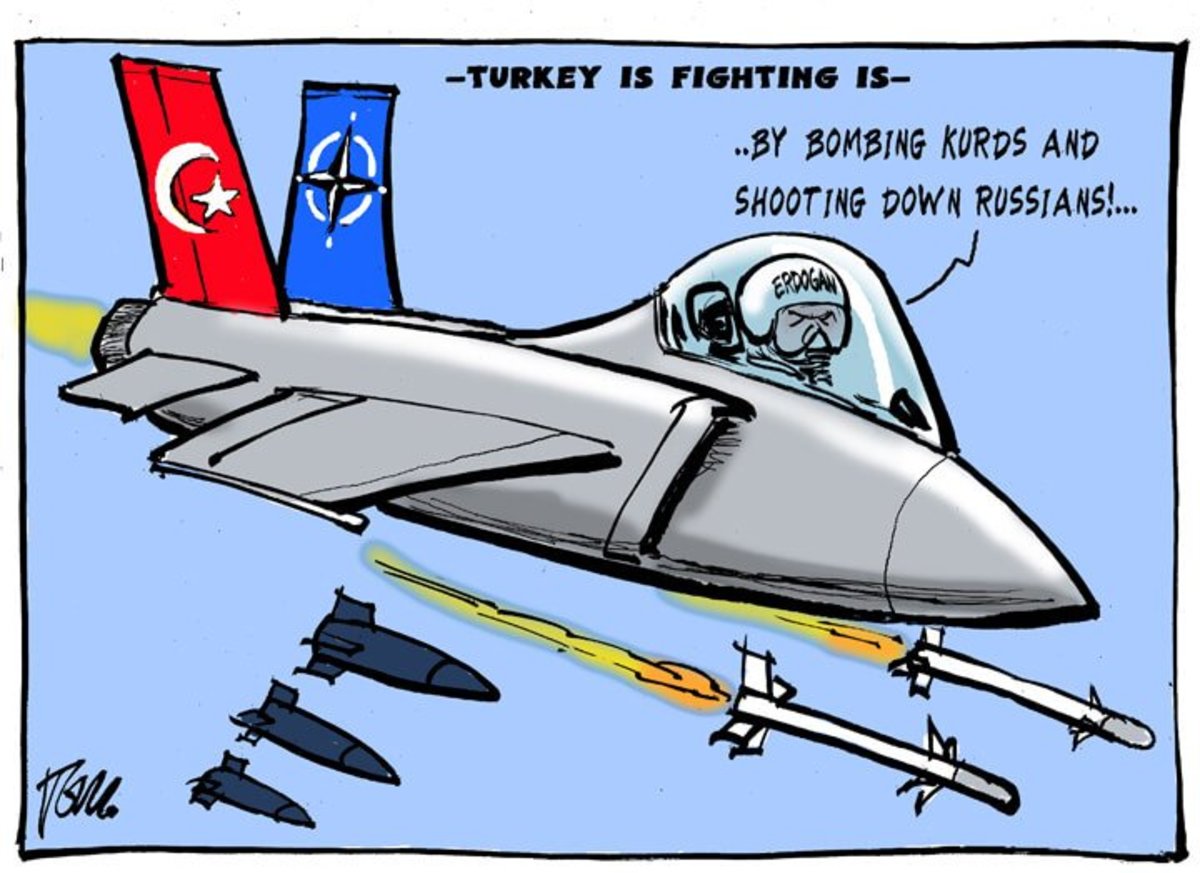 Turks Shoot Down Russian Bomber