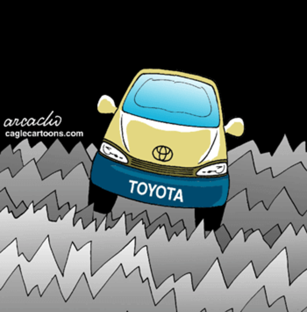 Toyota rough seas