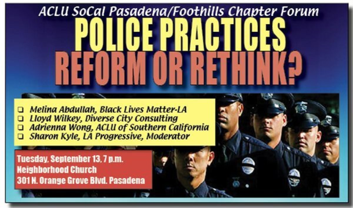 Police Practices Reform or Rethink