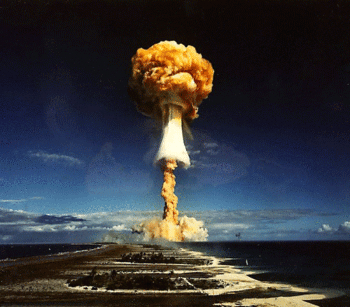 atmospheric nuclear test