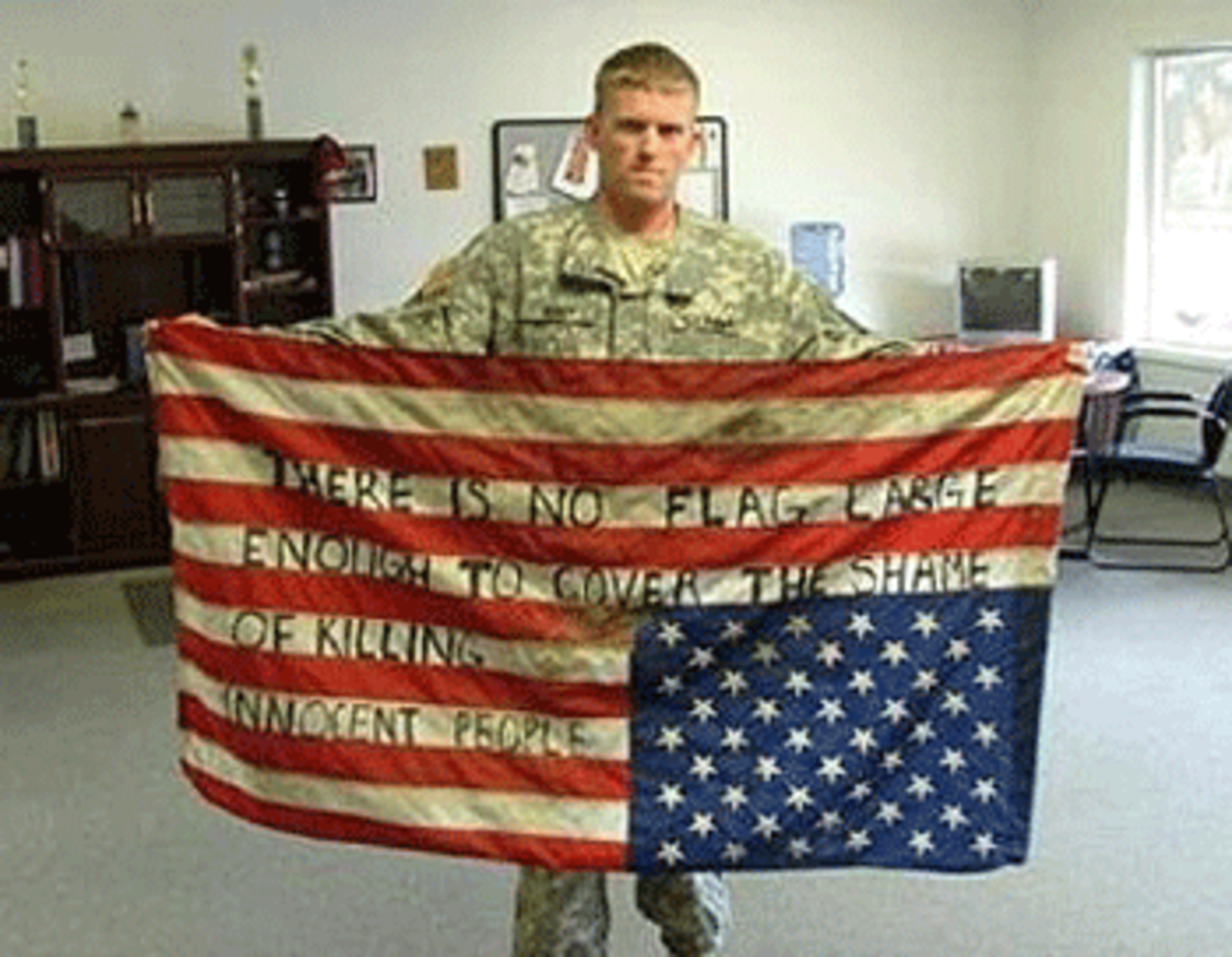 American shame flag