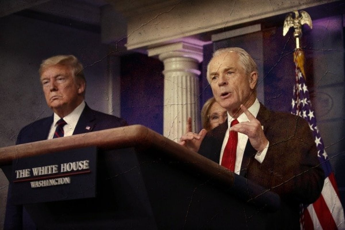 In March, President Trump named current director of trade and manufacturing policy Peter Navarro as the policy coordinator for the Defense Production Act. (Alex Brandon/AP)