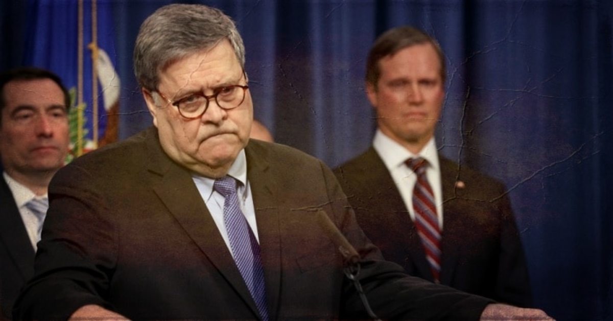 Attorney General William Barr speaks during a press conference on January 13, 2020 in Washington, D.C. (Photo: Win McNamee/Getty Images)