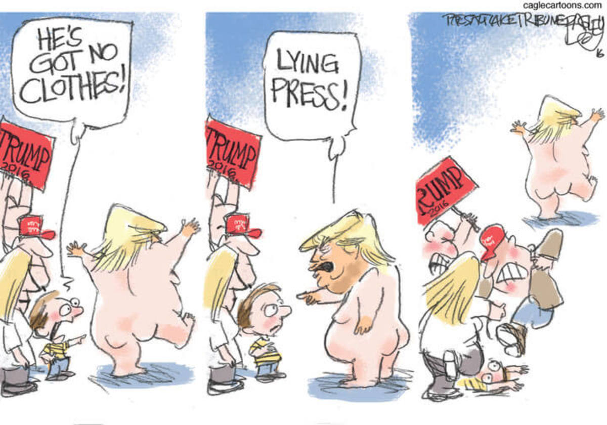 trump attacks press