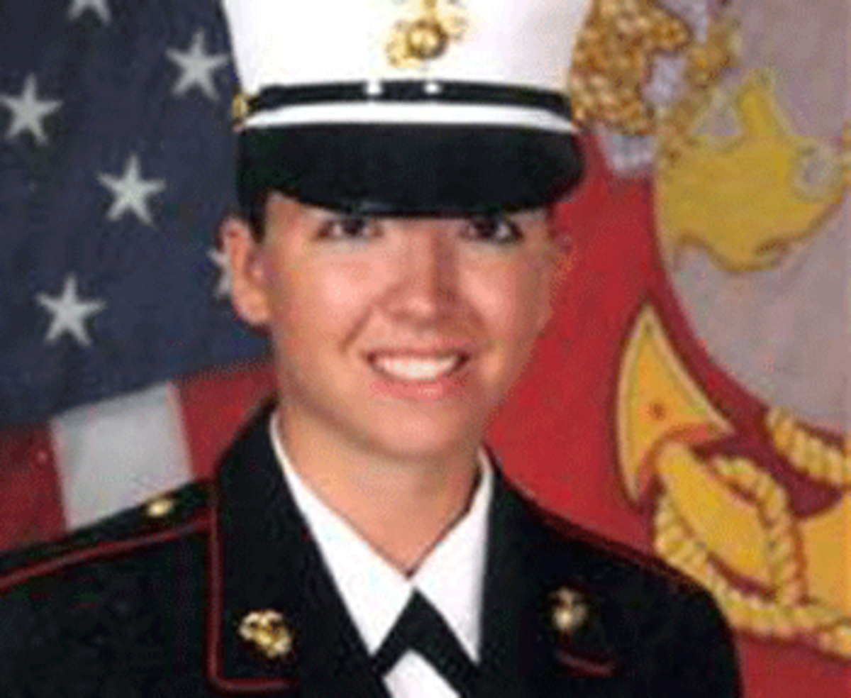 Marine Lance Cpl. Stacy Dryden