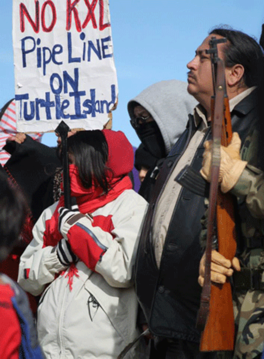 keystone pipeline protests