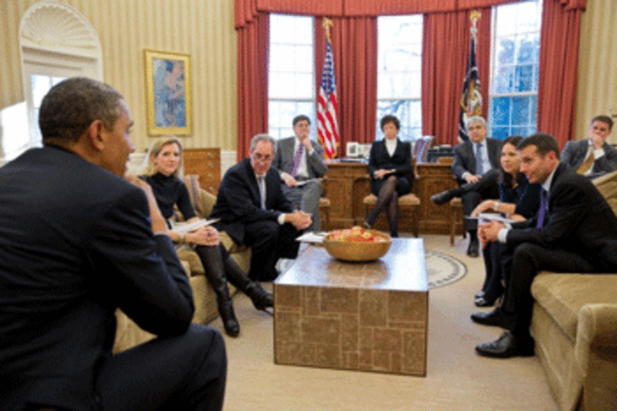 obama and senior staff