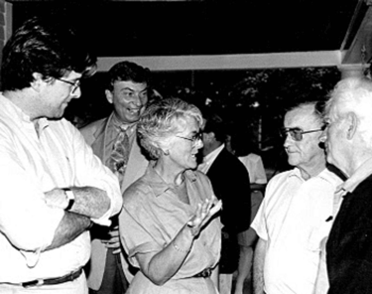 Here is a photograph from my personal collection that I cherish more than any other. It was taken in October 1992. In it are (from left to right) yours truly; Geraldine Ferraro; my beloved uncle, the aforementioned Tom Cullen; and the late, great Paul O'Dwyer.