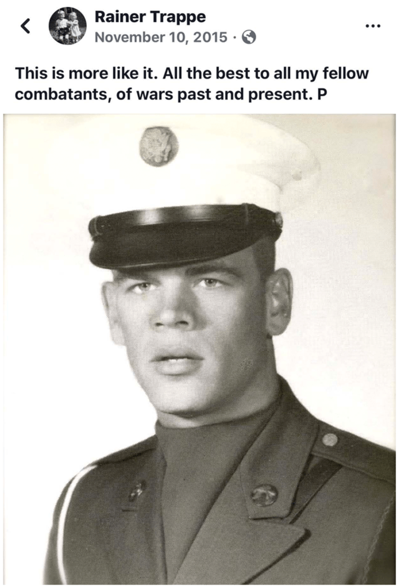  US Army draftee Rainer Trappe 1968